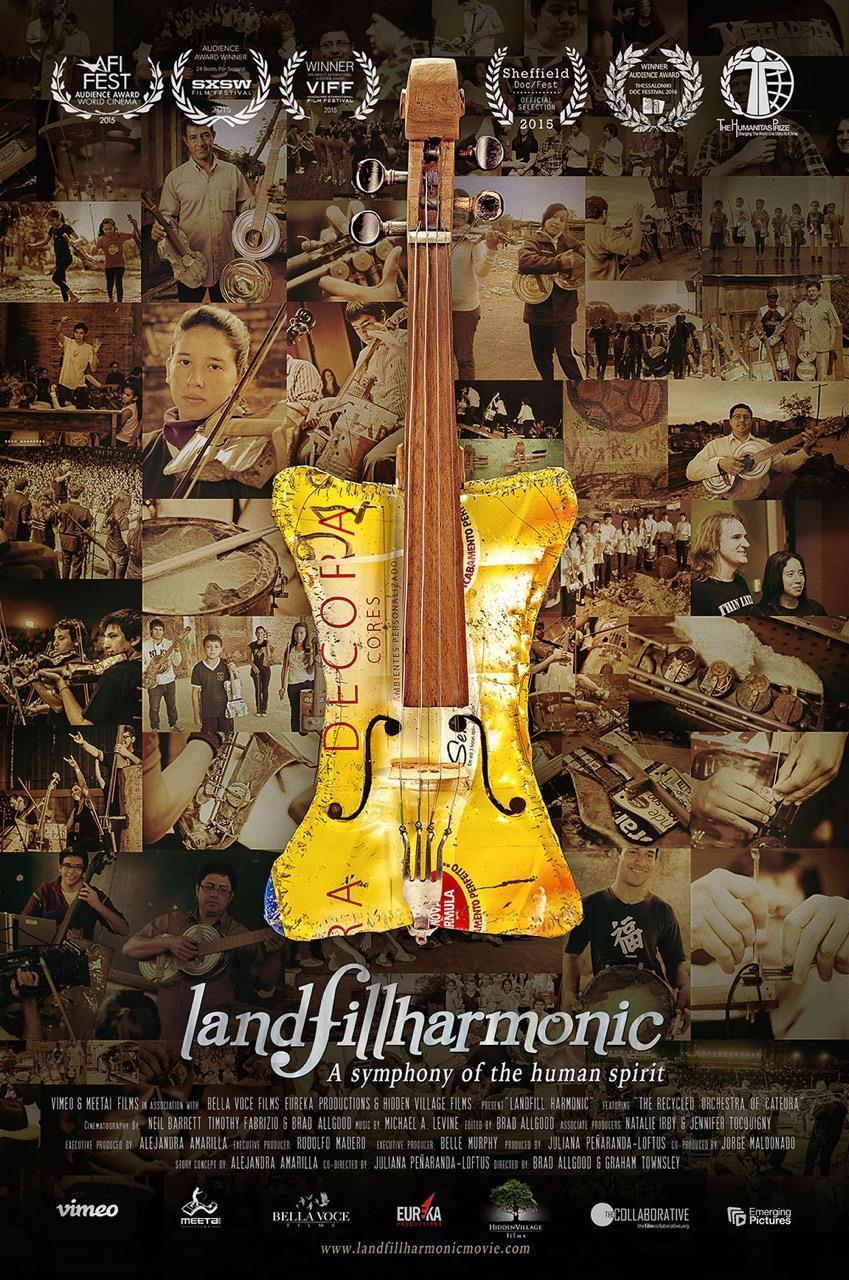 Постер фильма Оркестр на свалке | Landfill Harmonic