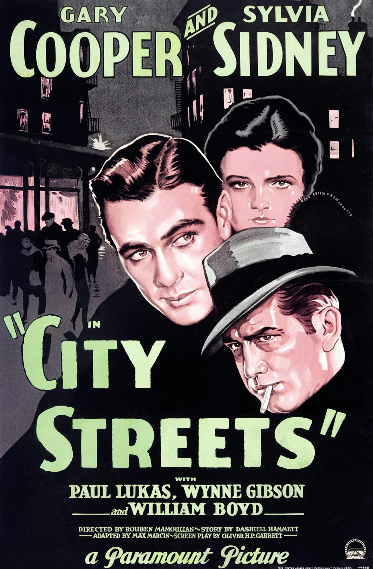 Постер фильма Городские улицы | City Streets