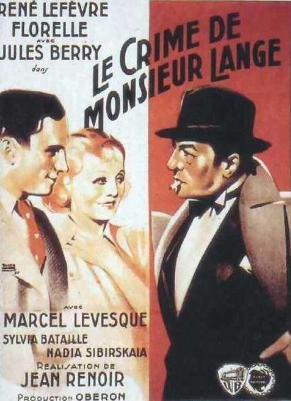 Постер фильма Преступление господина Ланжа | crime de Monsieur Lange