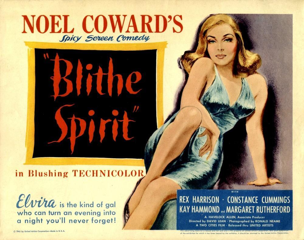 Постер фильма Веселое привидение | Blithe Spirit