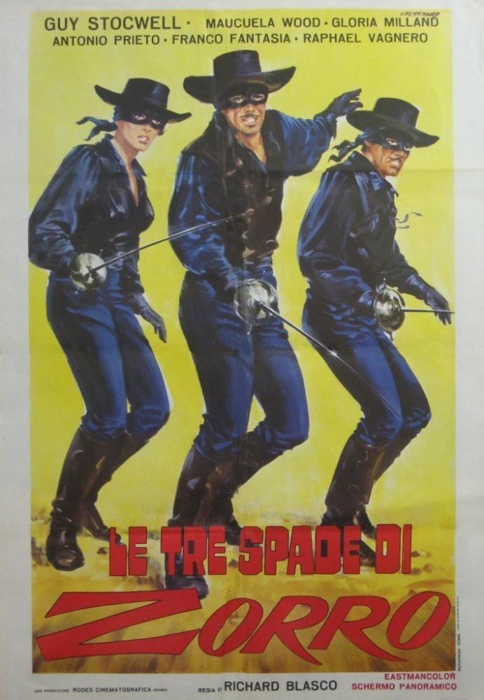 Постер фильма Три шпаги Зорро | tre spade di Zorro