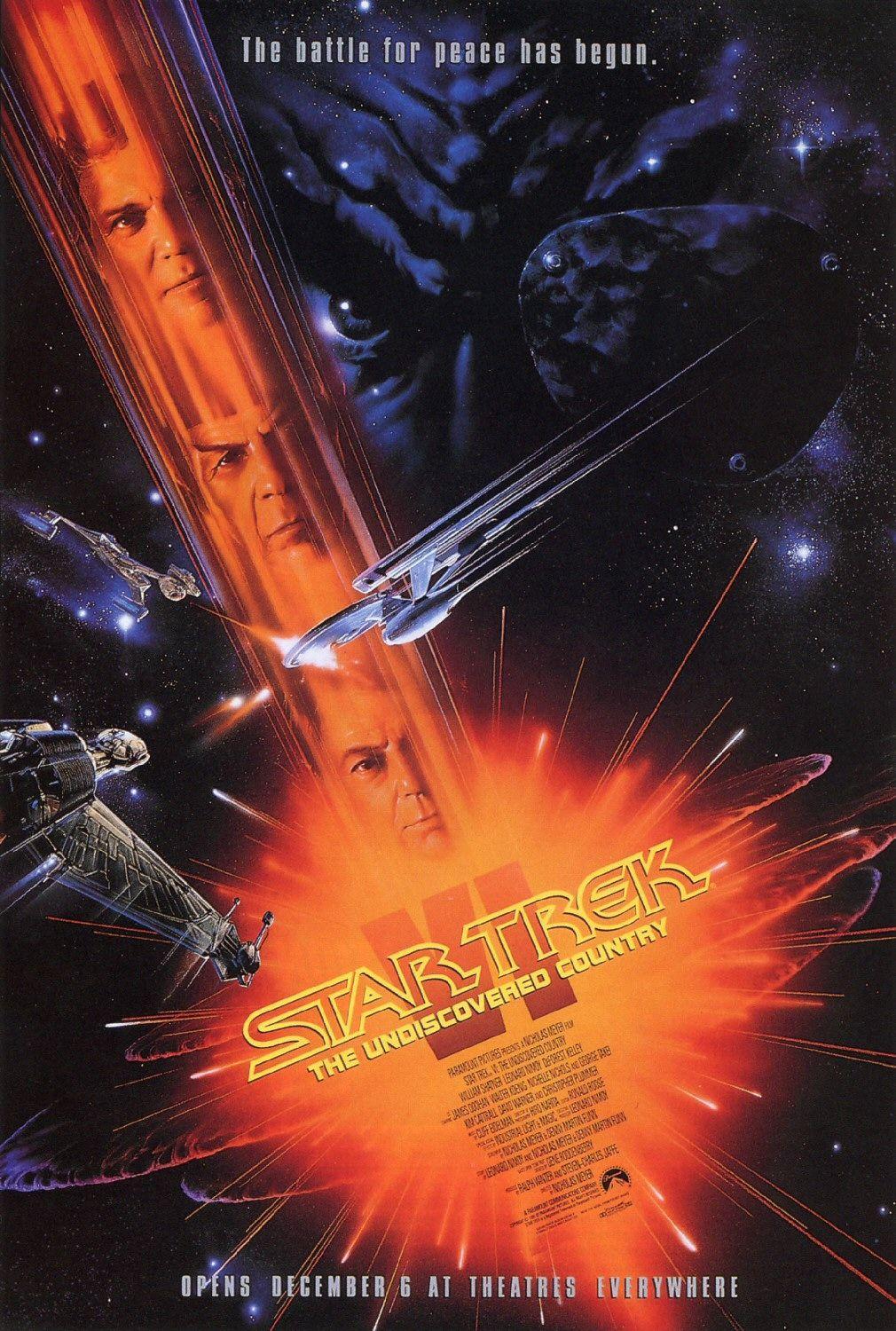 Постер фильма Звездный путь 6: Неоткрытая страна | Star Trek VI: The Undiscovered Country