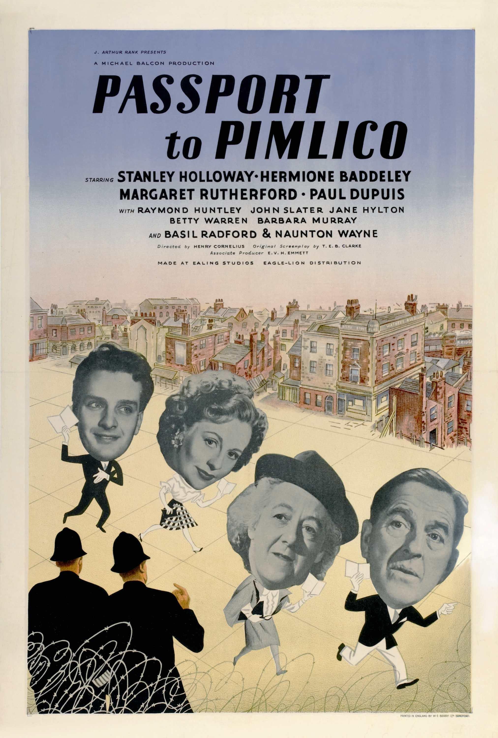 Постер фильма Пропуск в Пимлико | Passport to Pimlico