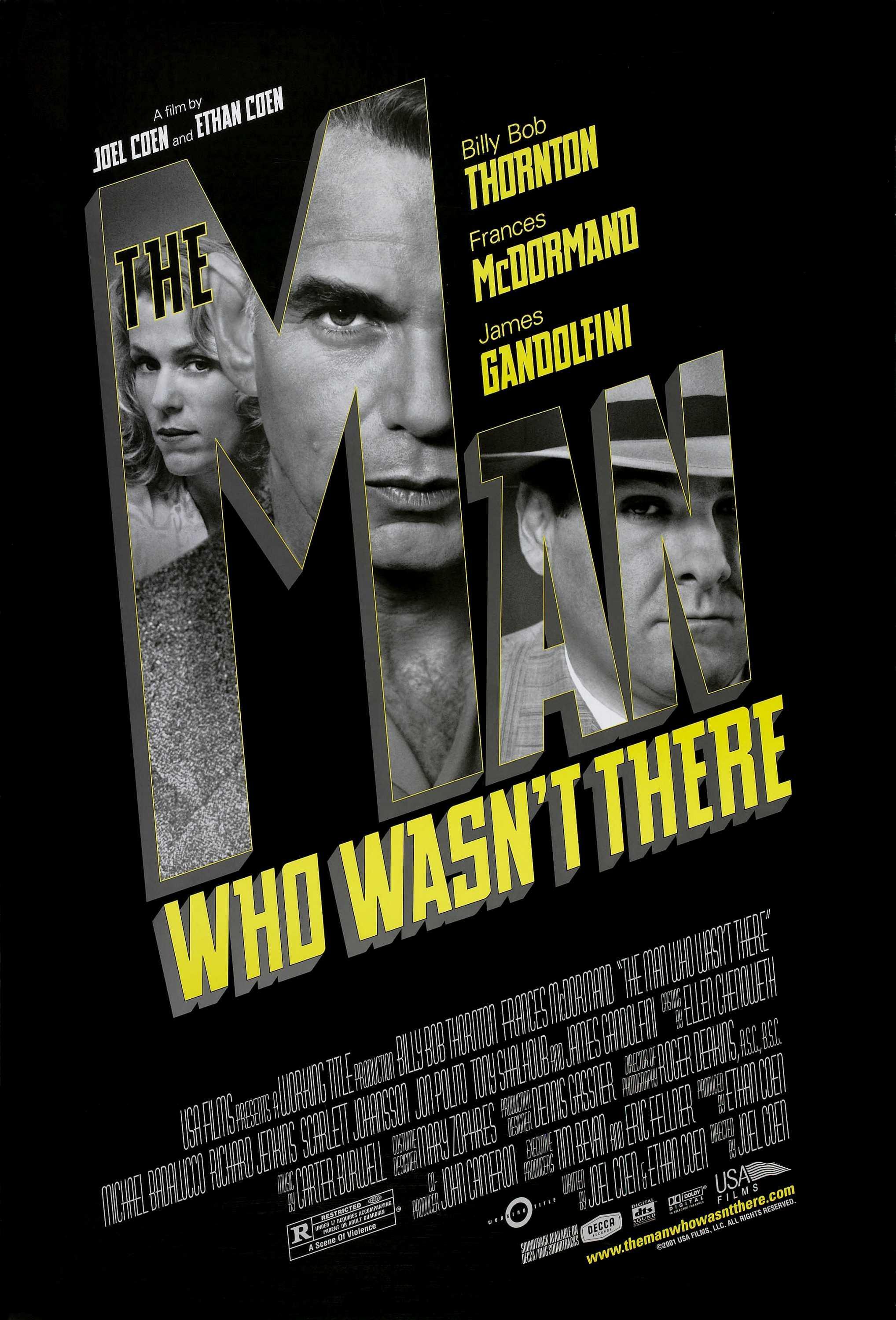 Постер фильма Человек, которого не было | Man Who Wasn't There
