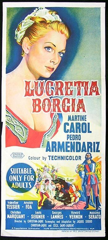 Постер фильма Лукреция Борджа | Lucrèce Borgia