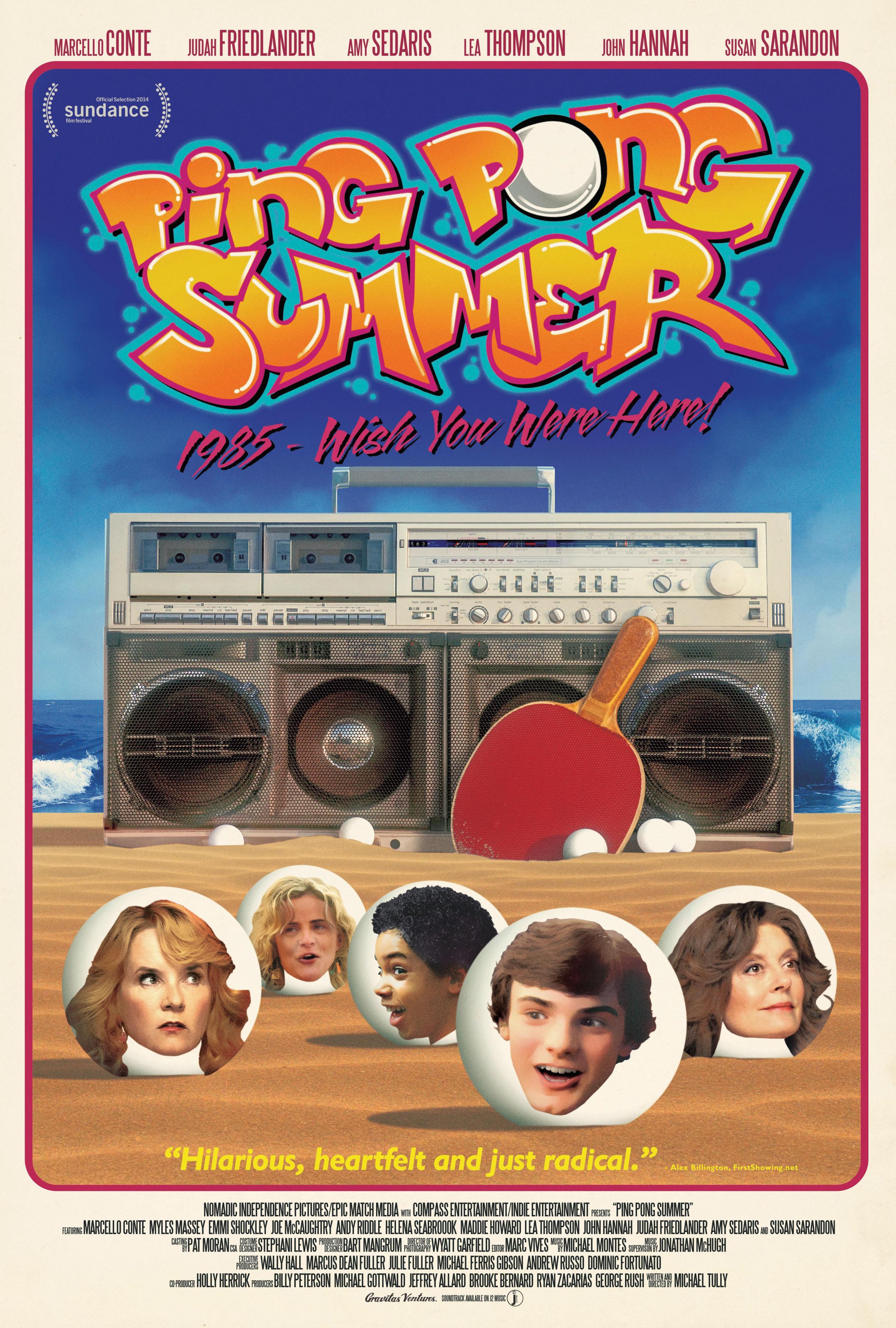 Постер фильма Моё лето пинг-понга | Ping Pong Summer