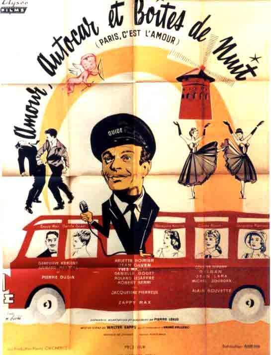 Постер фильма Amour, autocar et boîtes de nuit