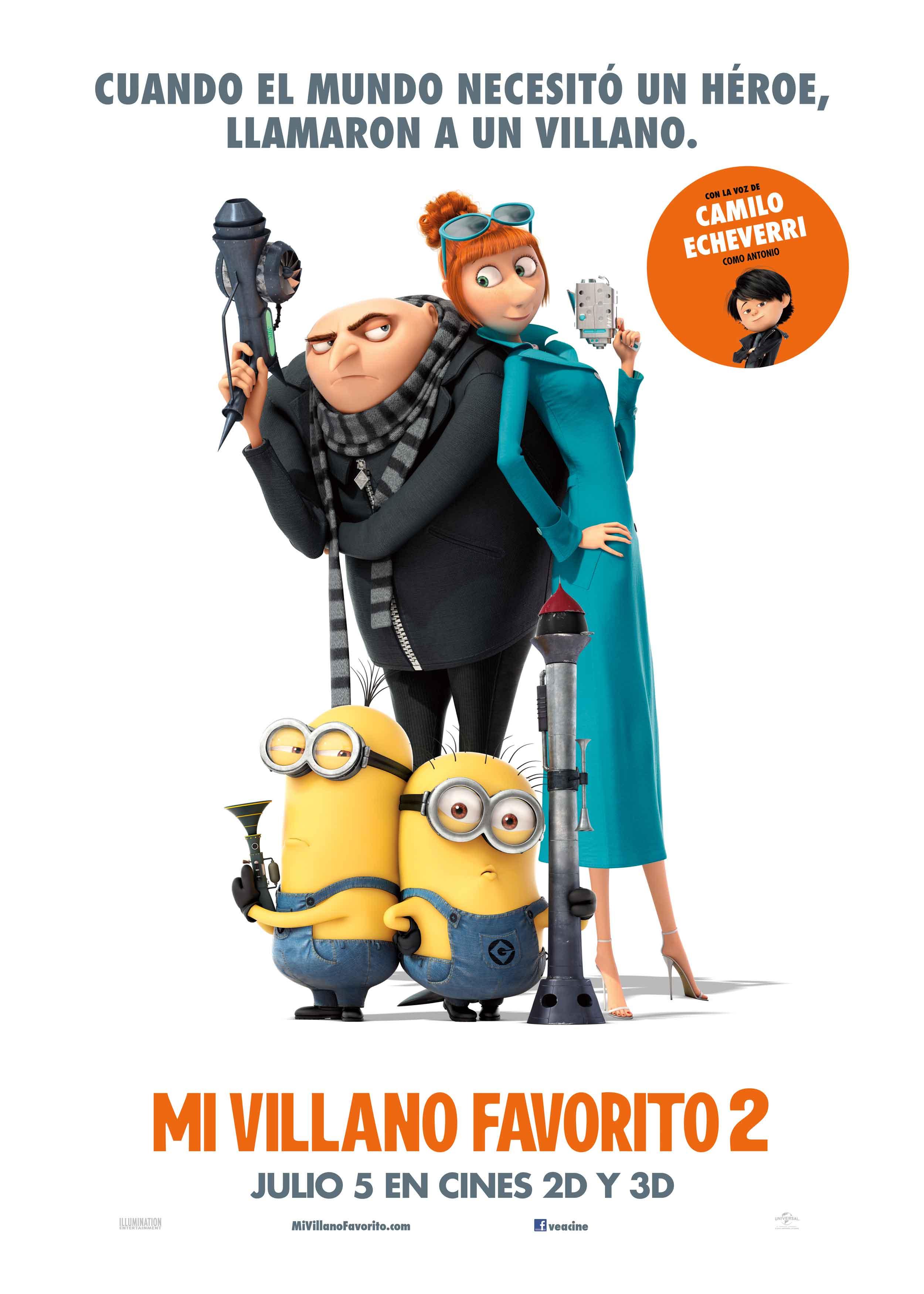 Постер фильма Гадкий Я 2 | Despicable Me 2