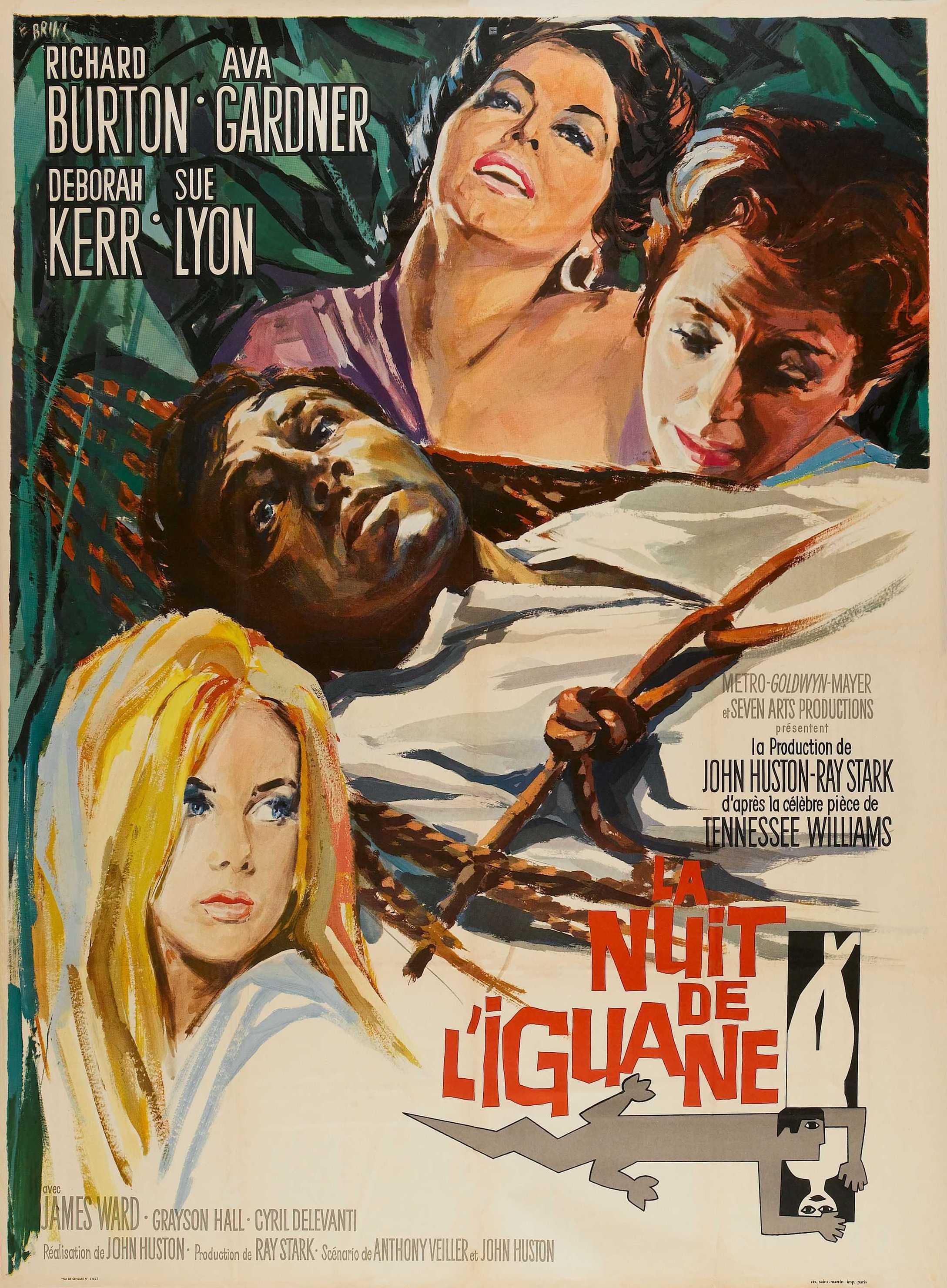 Постер фильма Ночь Игуаны | Night of the Iguana