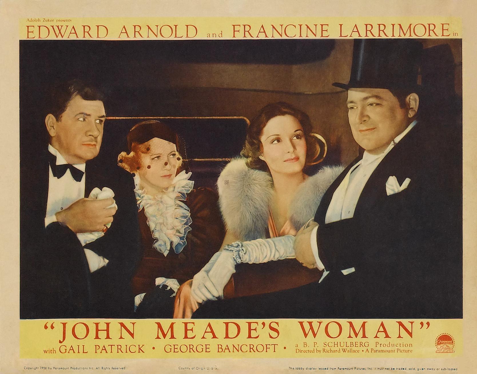 Постер фильма John Meade's Woman