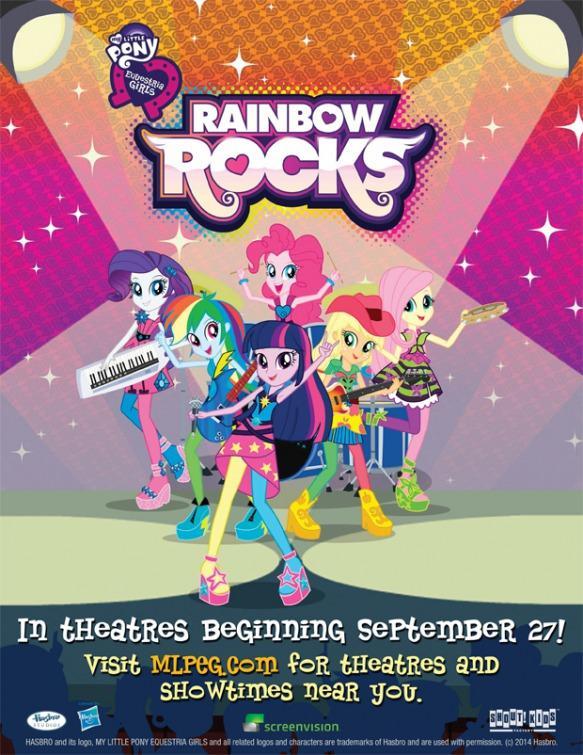Постер фильма Мой маленький пони: Девочки из Эквестрии | My Little Pony: Equestria Girls - Rainbow Rocks