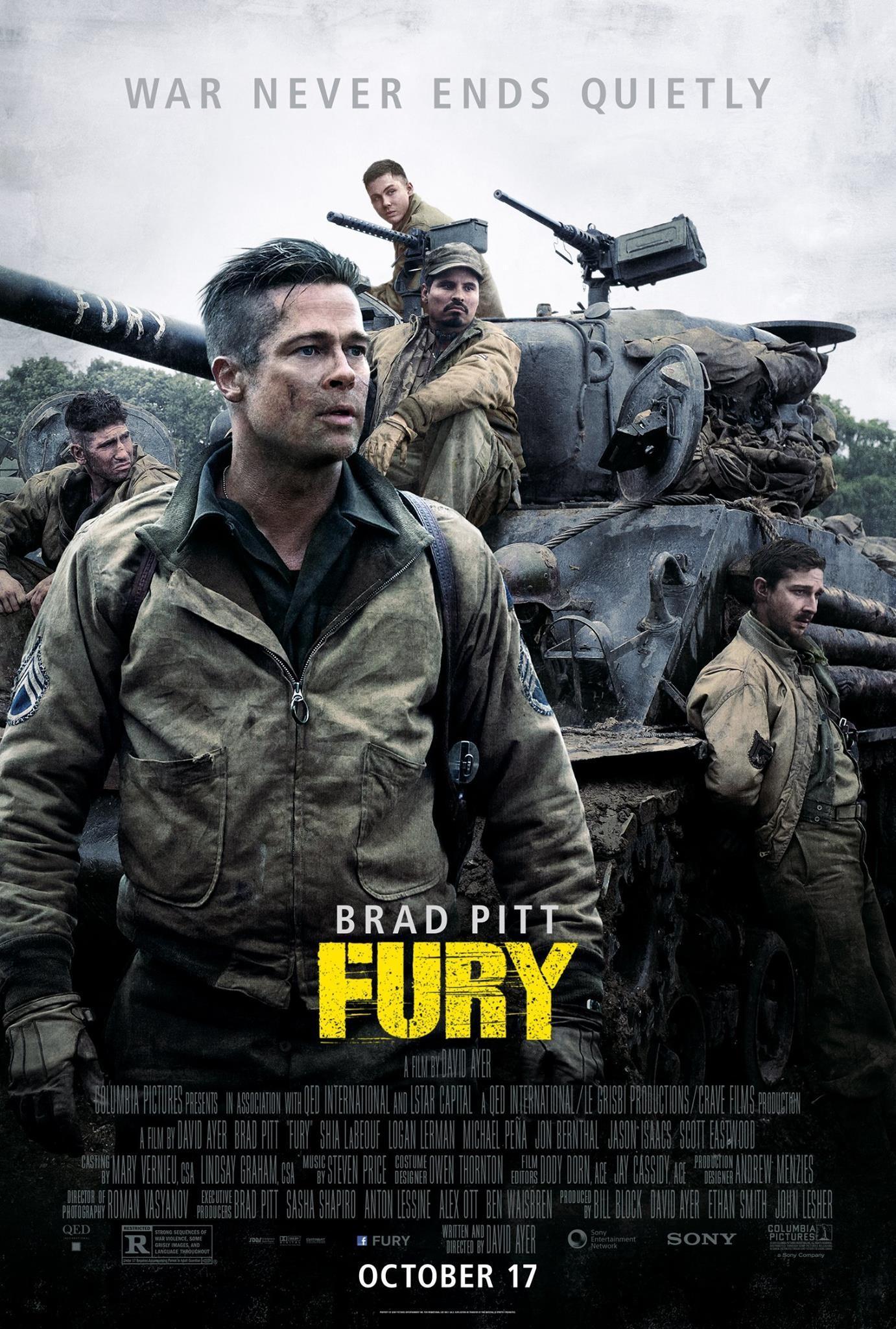 Постер фильма Ярость | Fury