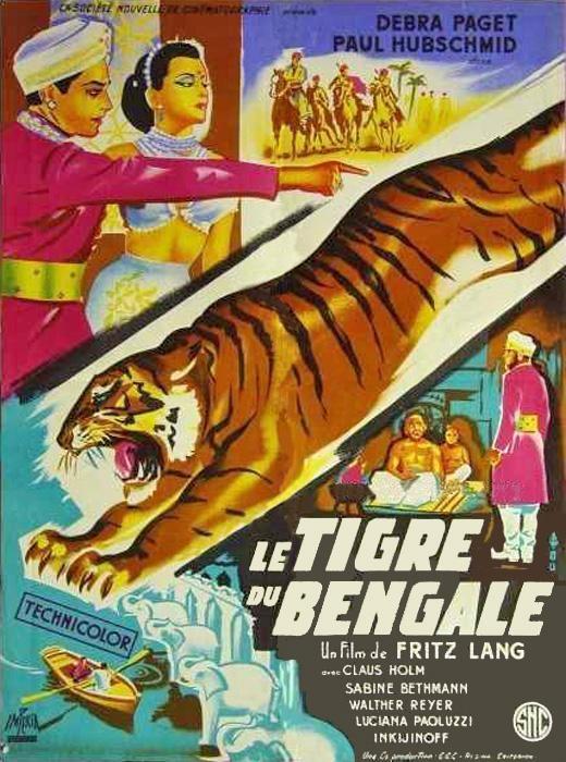 Постер фильма Бенгальский тигр | Tiger von Eschnapur
