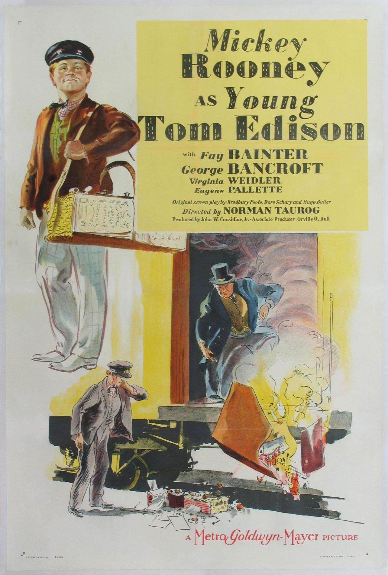 Постер фильма Молодой Том Эдисон | Young Tom Edison