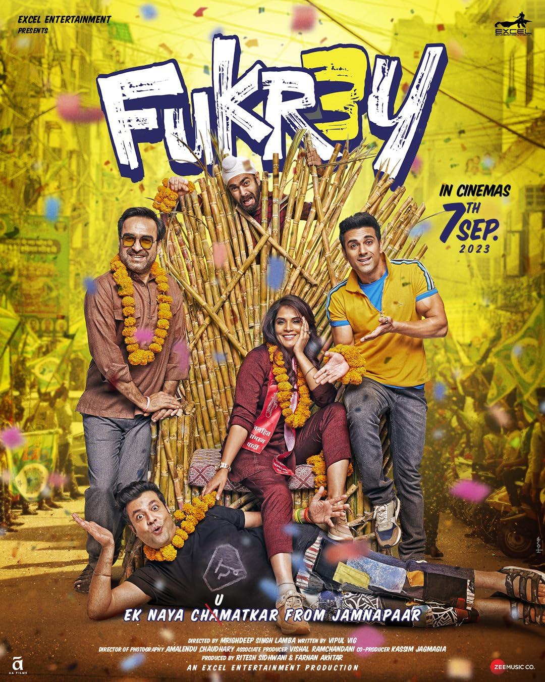 Постер фильма Бездельники 3 | Fukrey 3