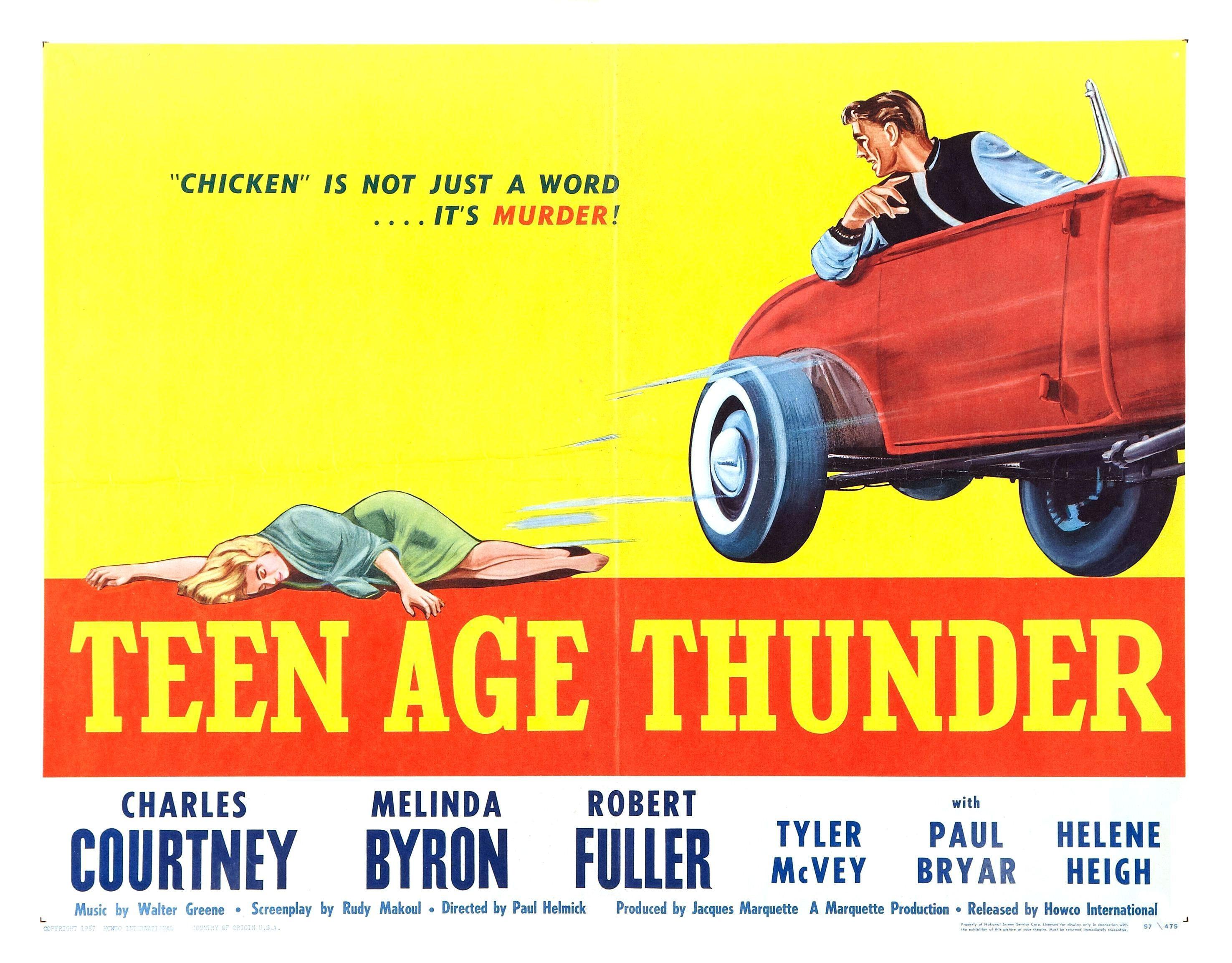 Постер фильма Teenage Thunder