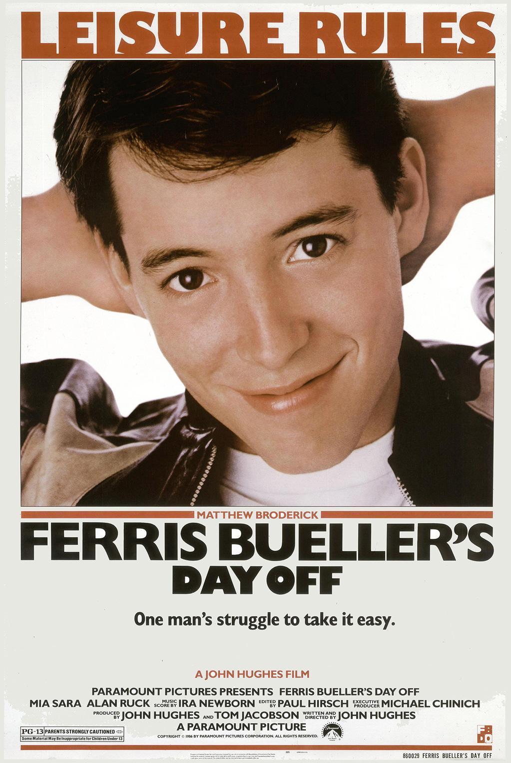 Постер фильма Феррис Бьюлер берёт выходной | Ferris Bueller's Day Off