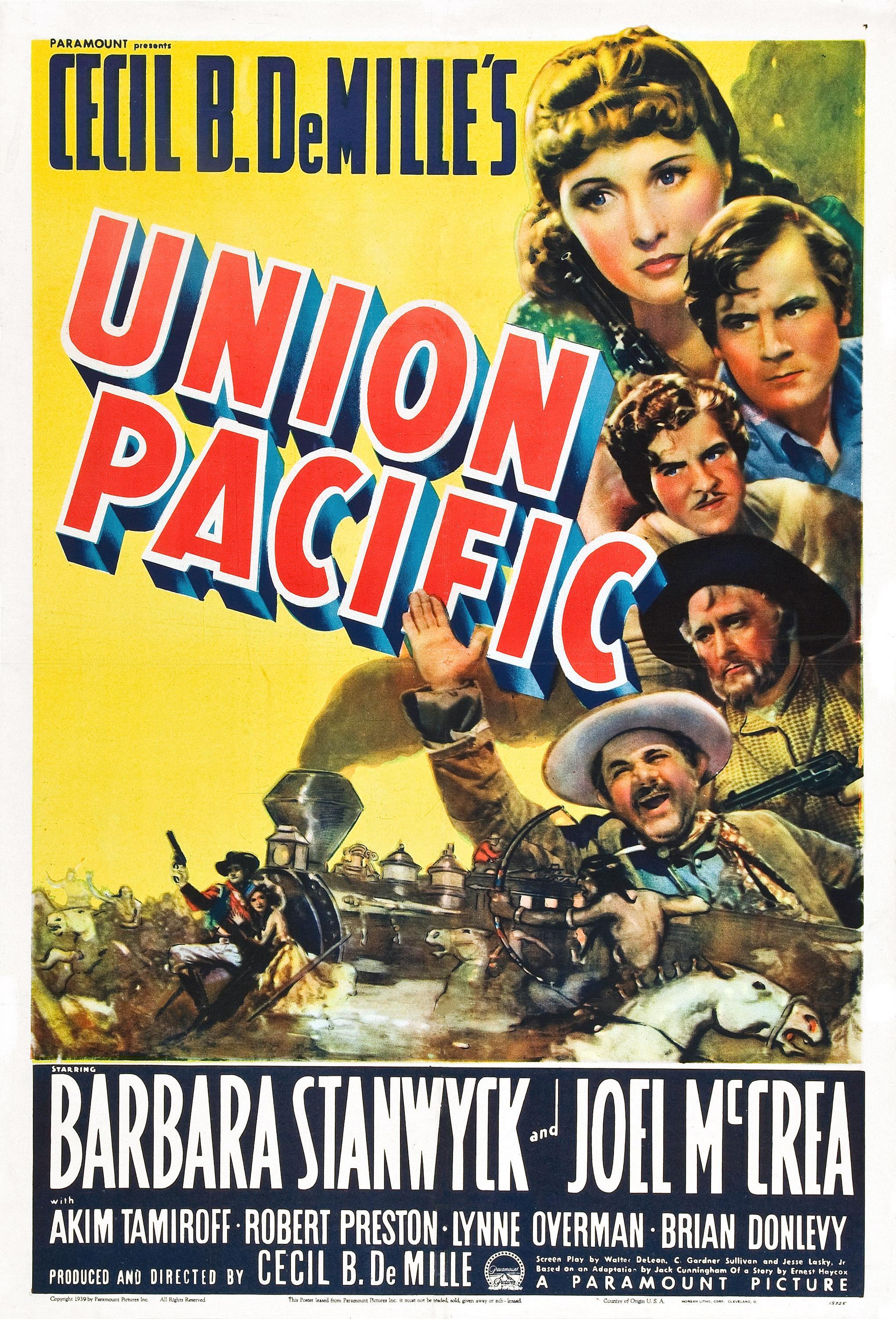 Постер фильма Юнион Пасифик | Union Pacific