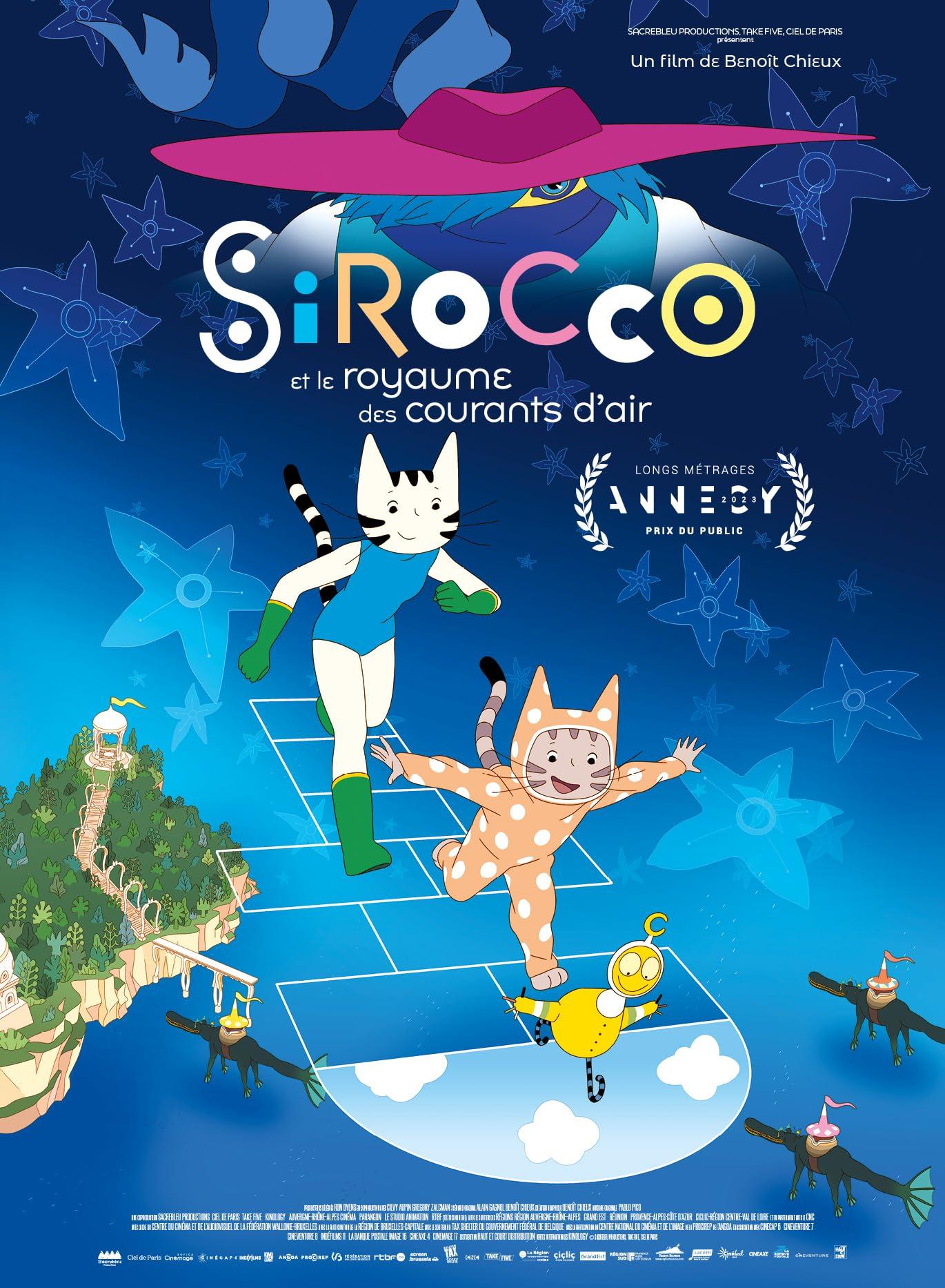 Постер фильма Сирокко из страны ветров | Sirocco et le royaume des courants d'air