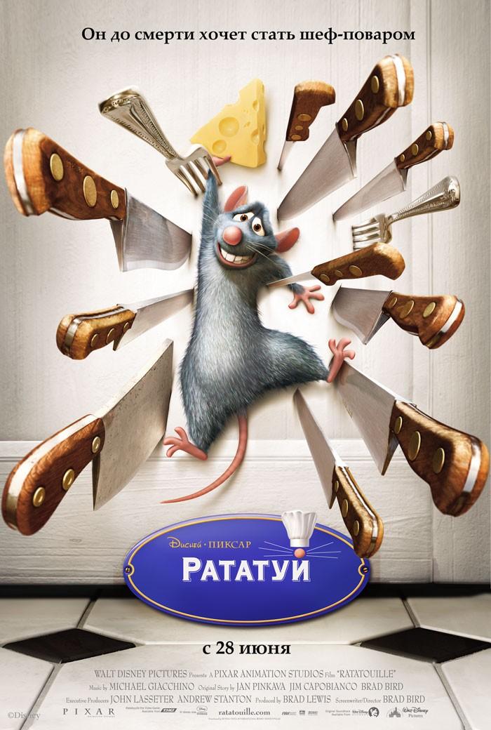 Постер фильма Рататуй | Ratatouille