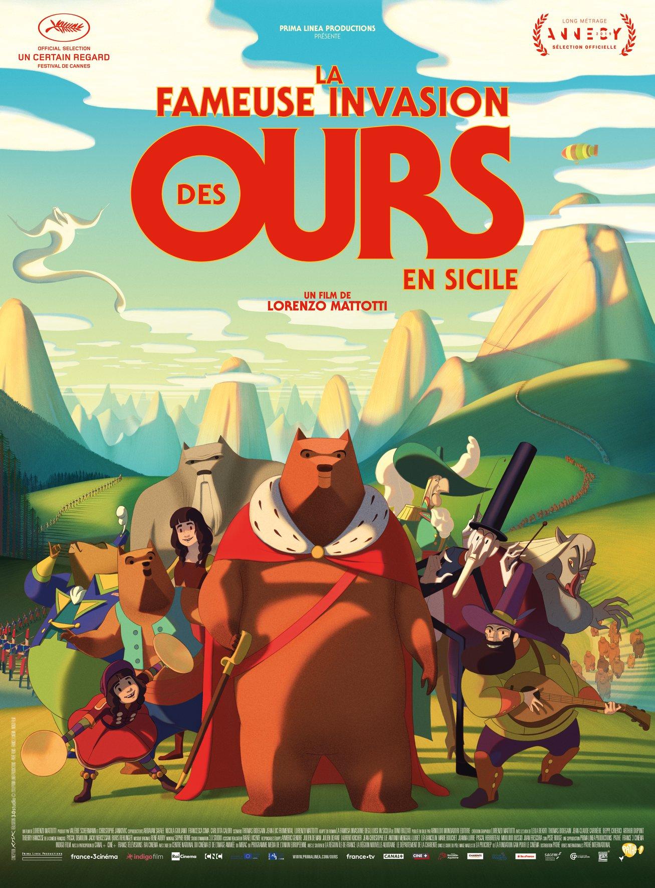 Постер фильма Знаменитое вторжение медведей на Сицилию | La fameuse invasion des ours en Sicile
