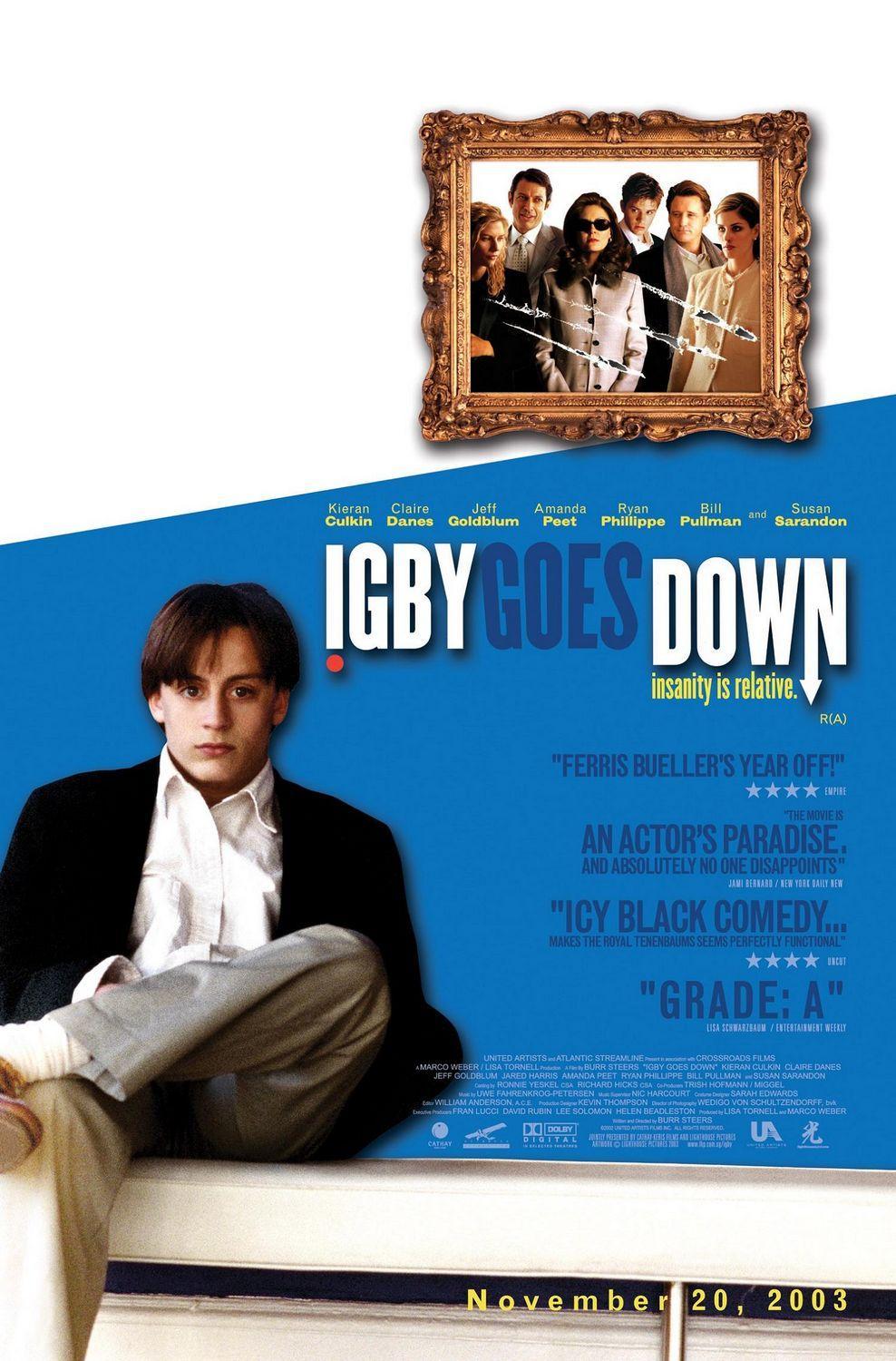 Постер фильма Игби идет ко дну | Igby Goes Down
