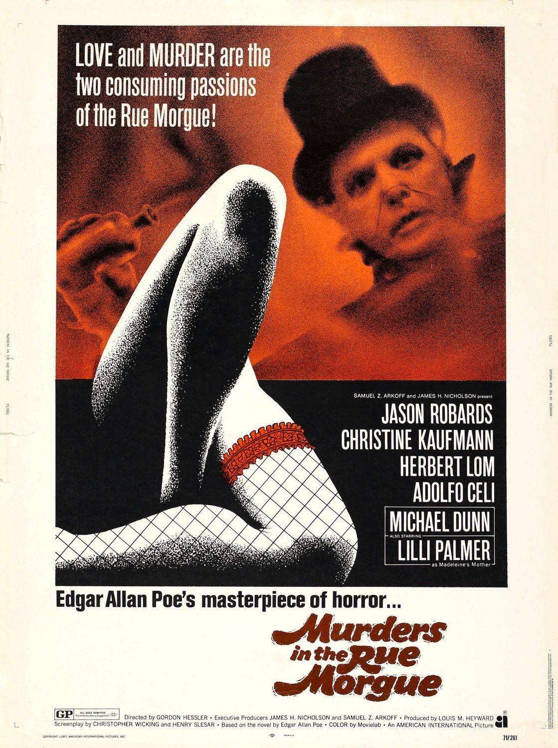 Постер фильма Murders in the Rue Morgue