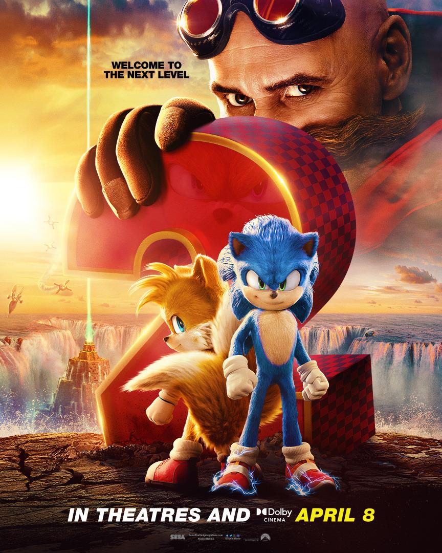 Постер фильма Соник 2 в кино | Sonic the Hedgehog 2