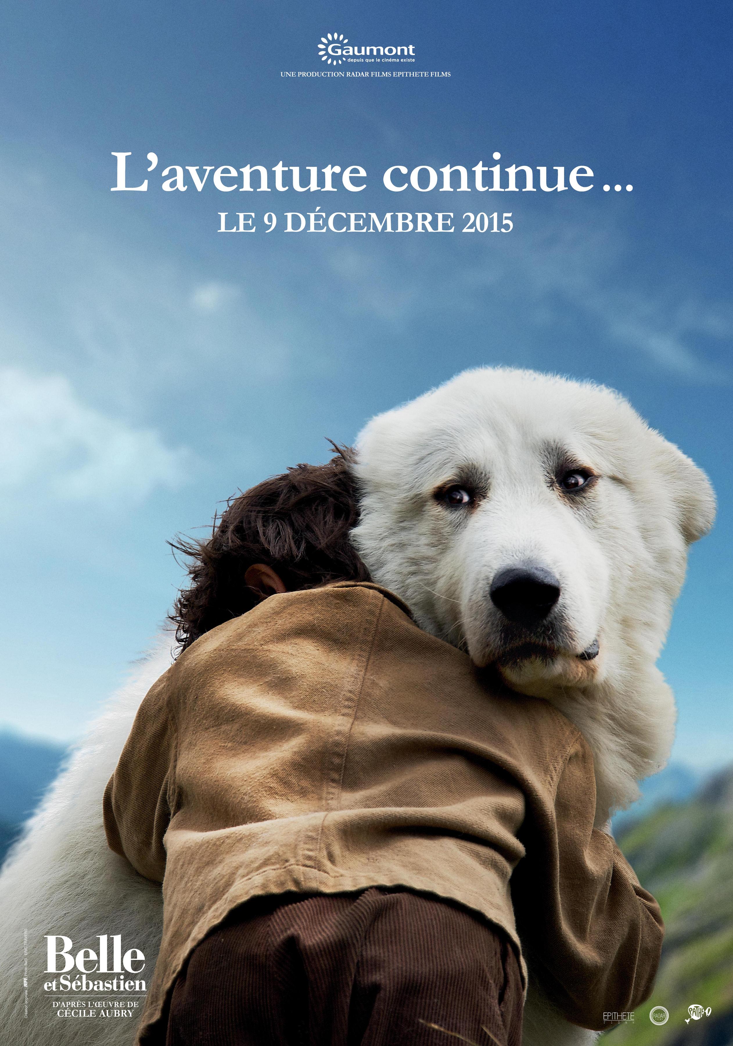 Постер фильма Белль и Себастьян: Приключения продолжаются | Belle et Sébastien, l'aventure continue