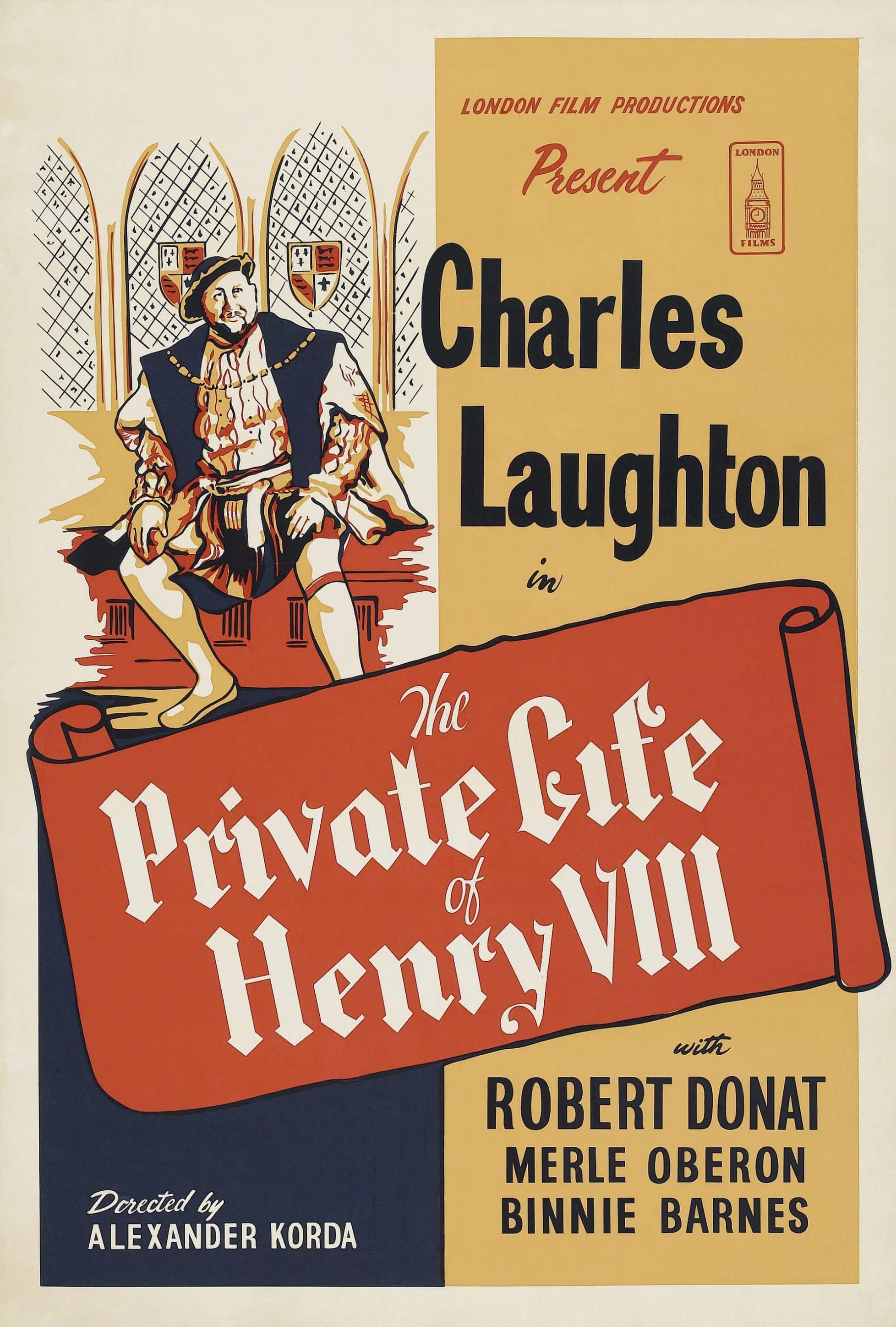 Постер фильма Частная жизнь Генриха VIII | Private Life of Henry VIII.