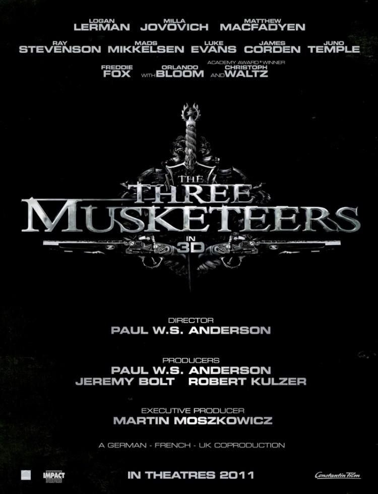 Постер фильма Мушкетеры в 3D | Three Musketeers