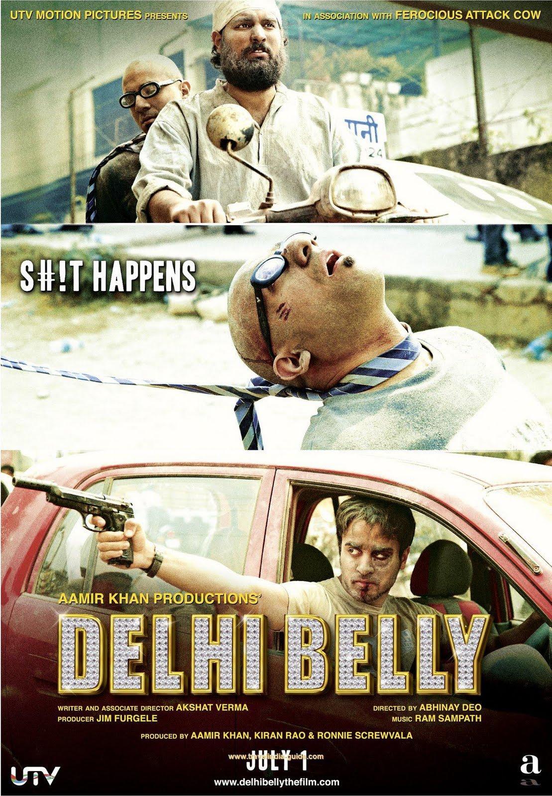 Постер фильма Однажды в Дели | Delhi Belly