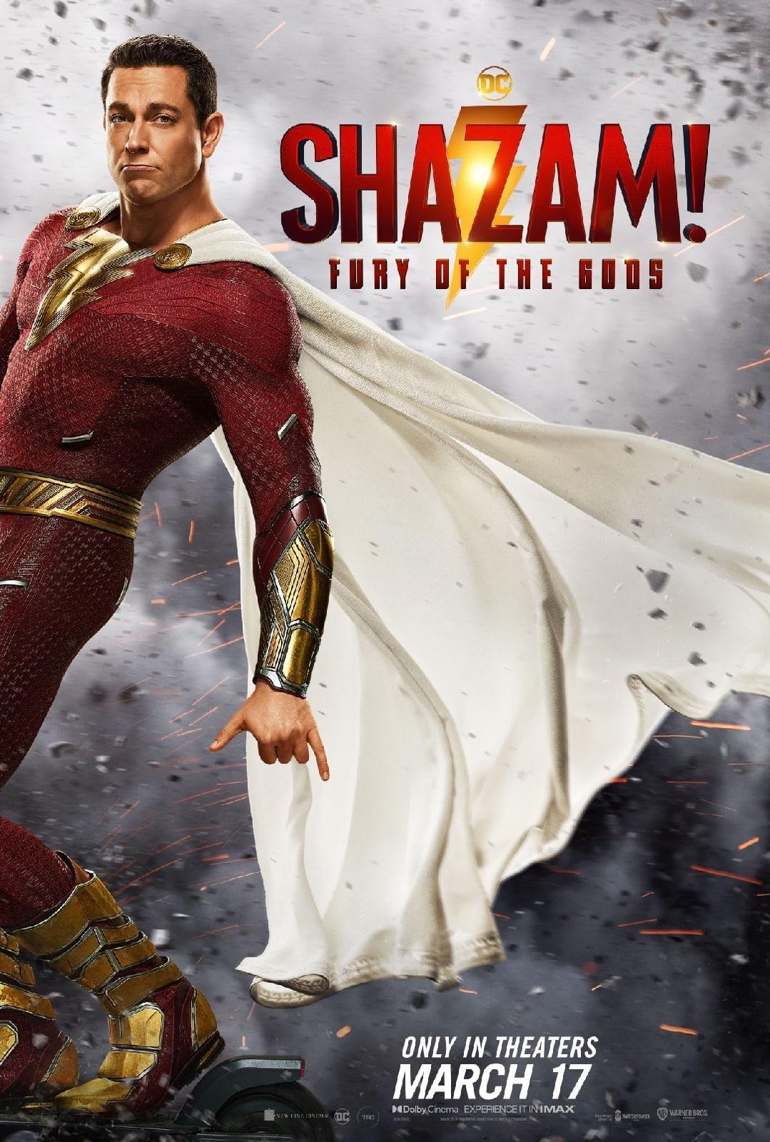 Постер фильма Шазам! Ярость богов | Shazam! Fury of the Gods