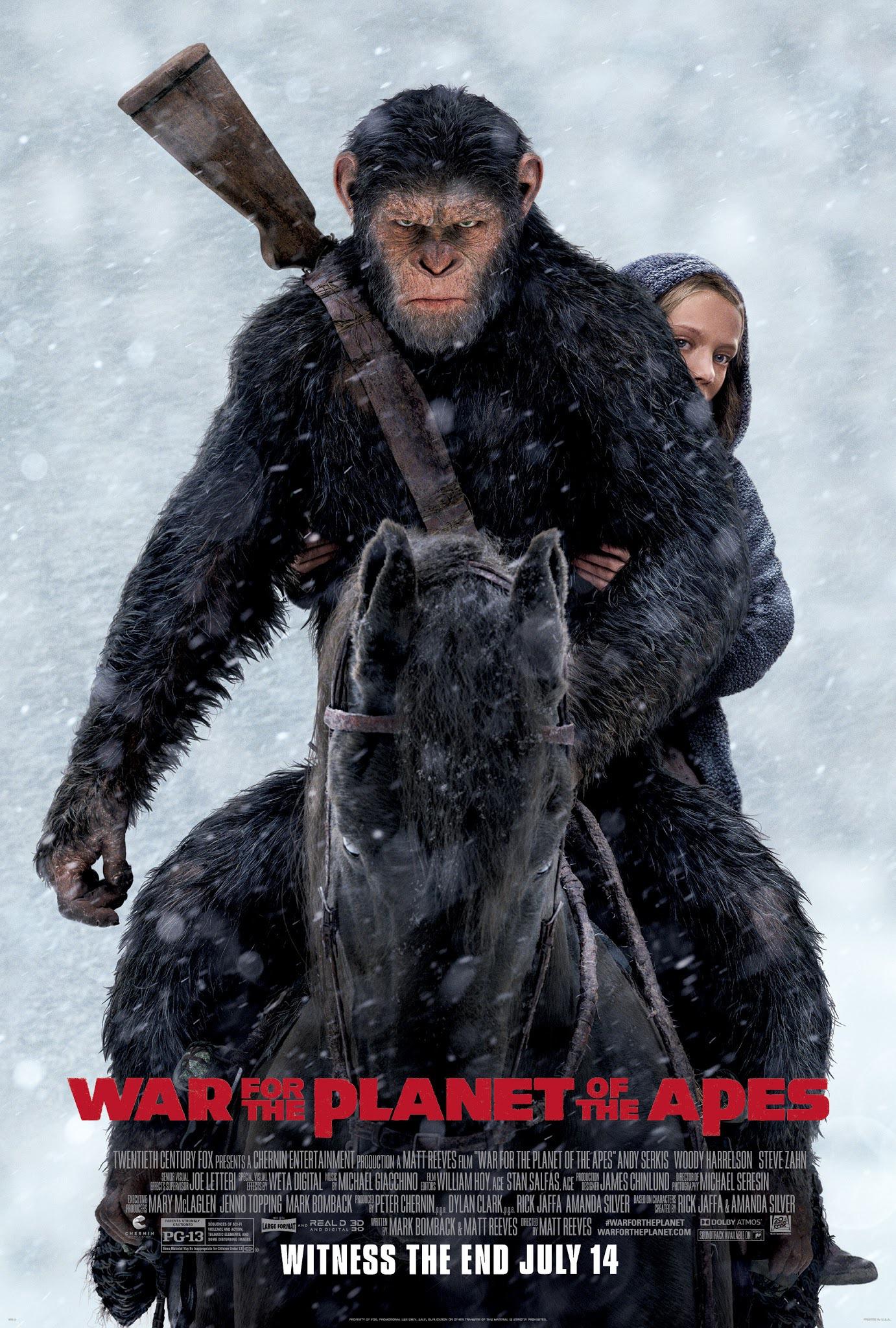 Постер фильма Планета обезьян: Война | War for the Planet of the Apes