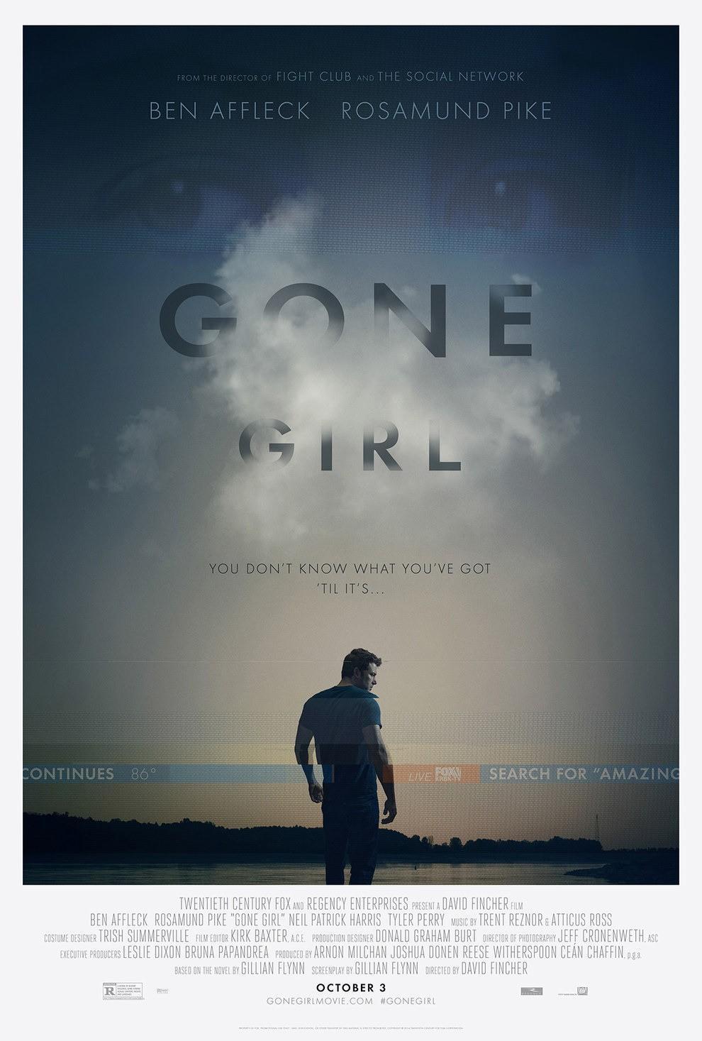 Постер фильма Исчезнувшая | Gone Girl