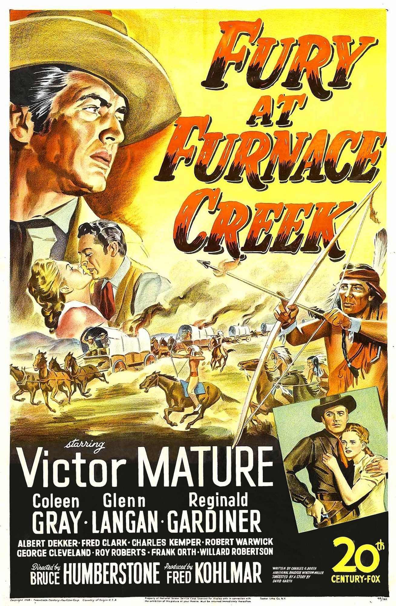 Постер фильма Fury at Furnace Creek