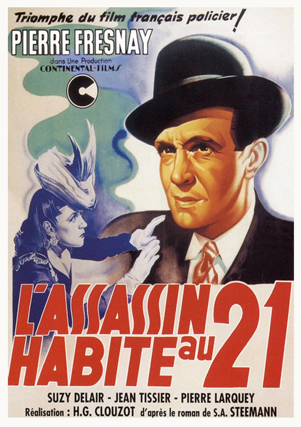 Постер фильма Убийца проживает в номере 21 | L'assassin habite... au 21