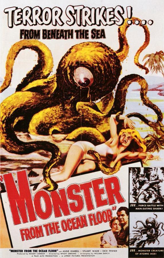 Постер фильма Monster from the Ocean Floor