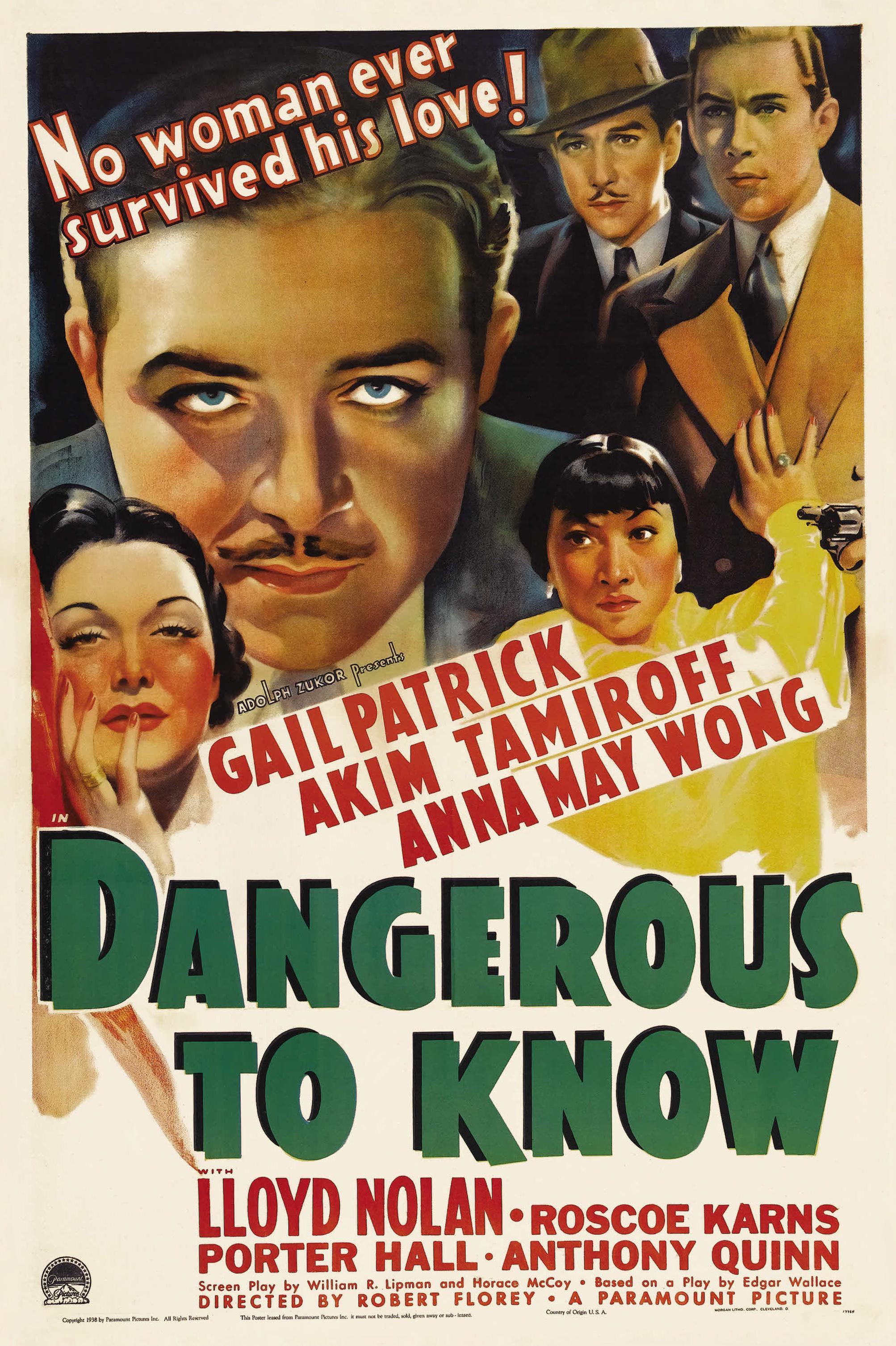 Постер фильма Знать опасно | Dangerous to Know