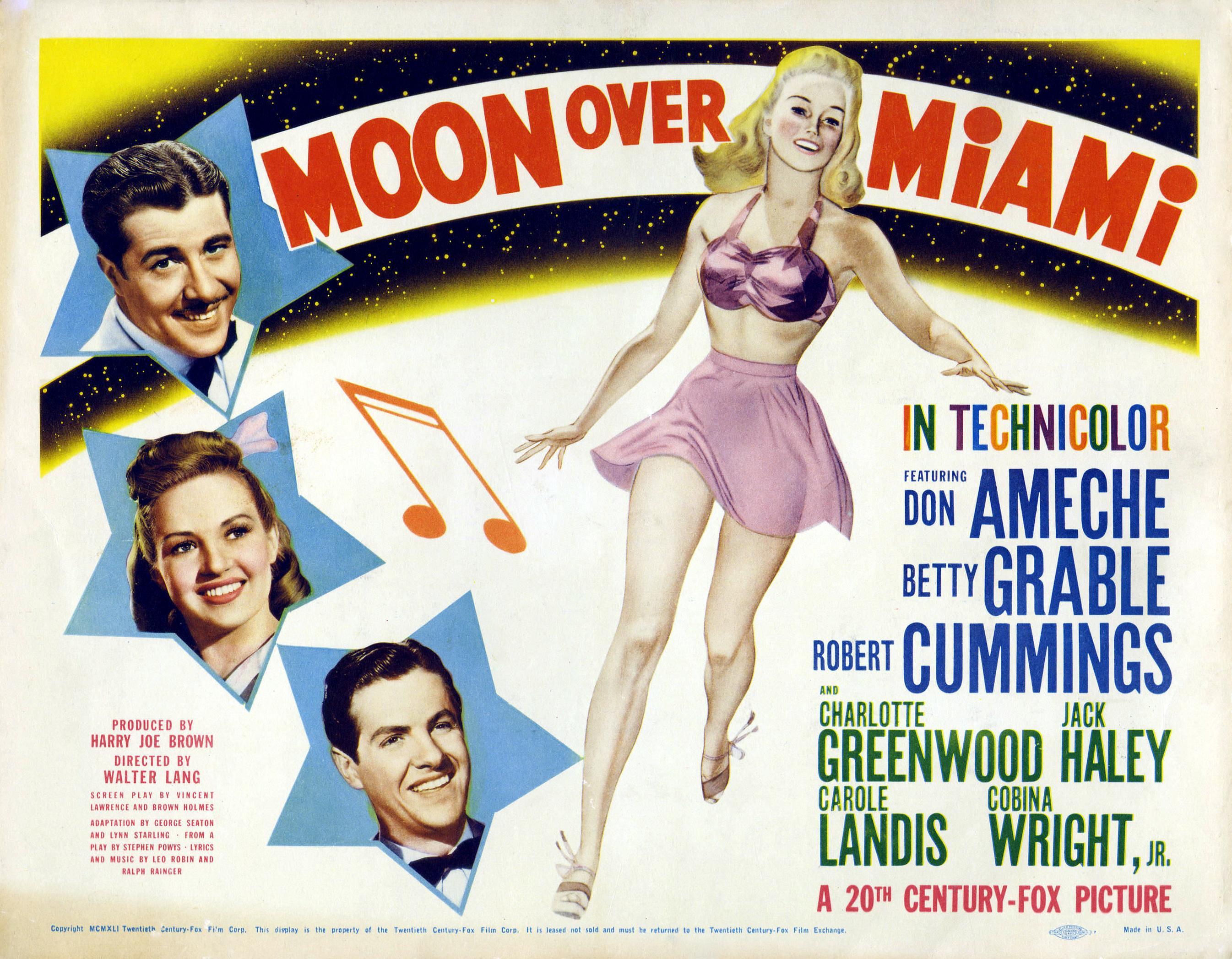 Постер фильма Луна над Майами | Moon Over Miami