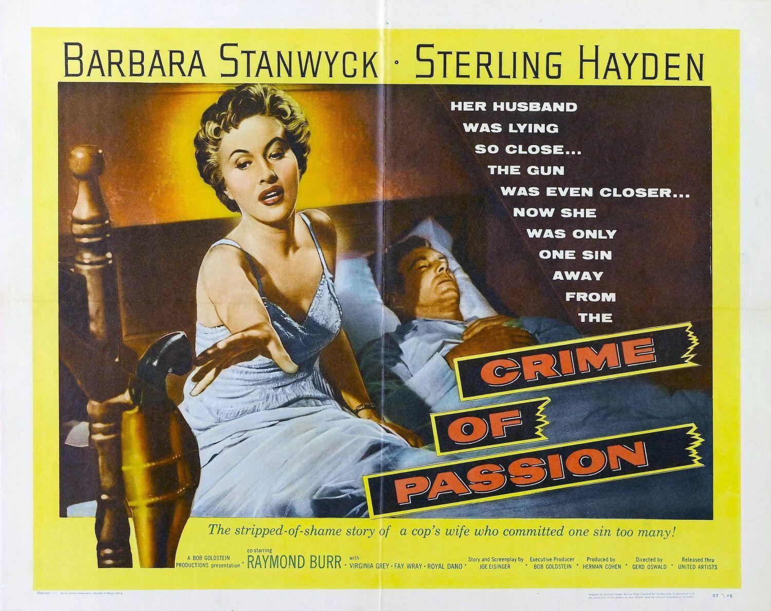 Постер фильма Преступление страсти | Crime of Passion
