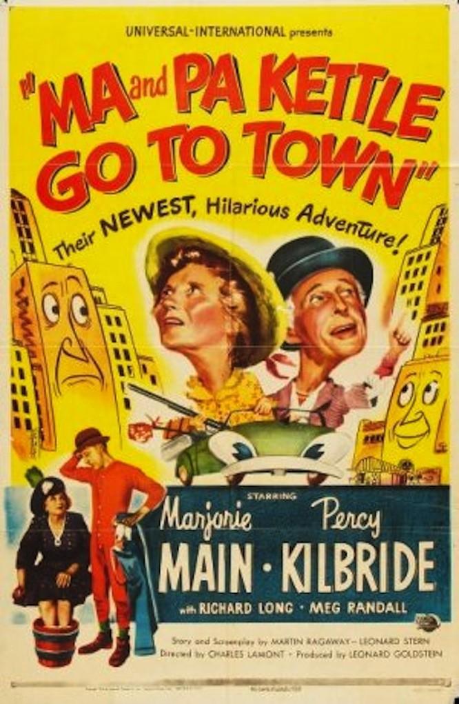 Постер фильма Ma and Pa Kettle Go to Town