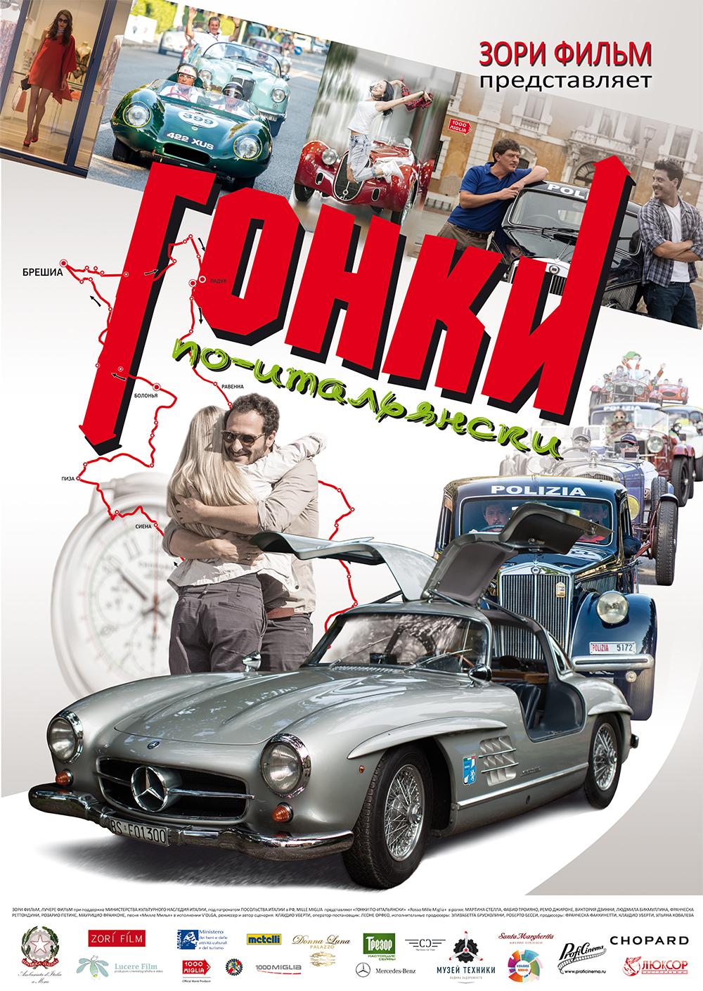 Постер фильма Гонки по-итальянски | Rosso Mille Miglia