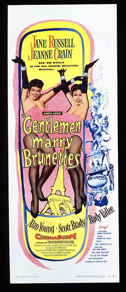 Постер фильма Джентльмены женятся на брюнетках | Gentlemen Marry Brunettes