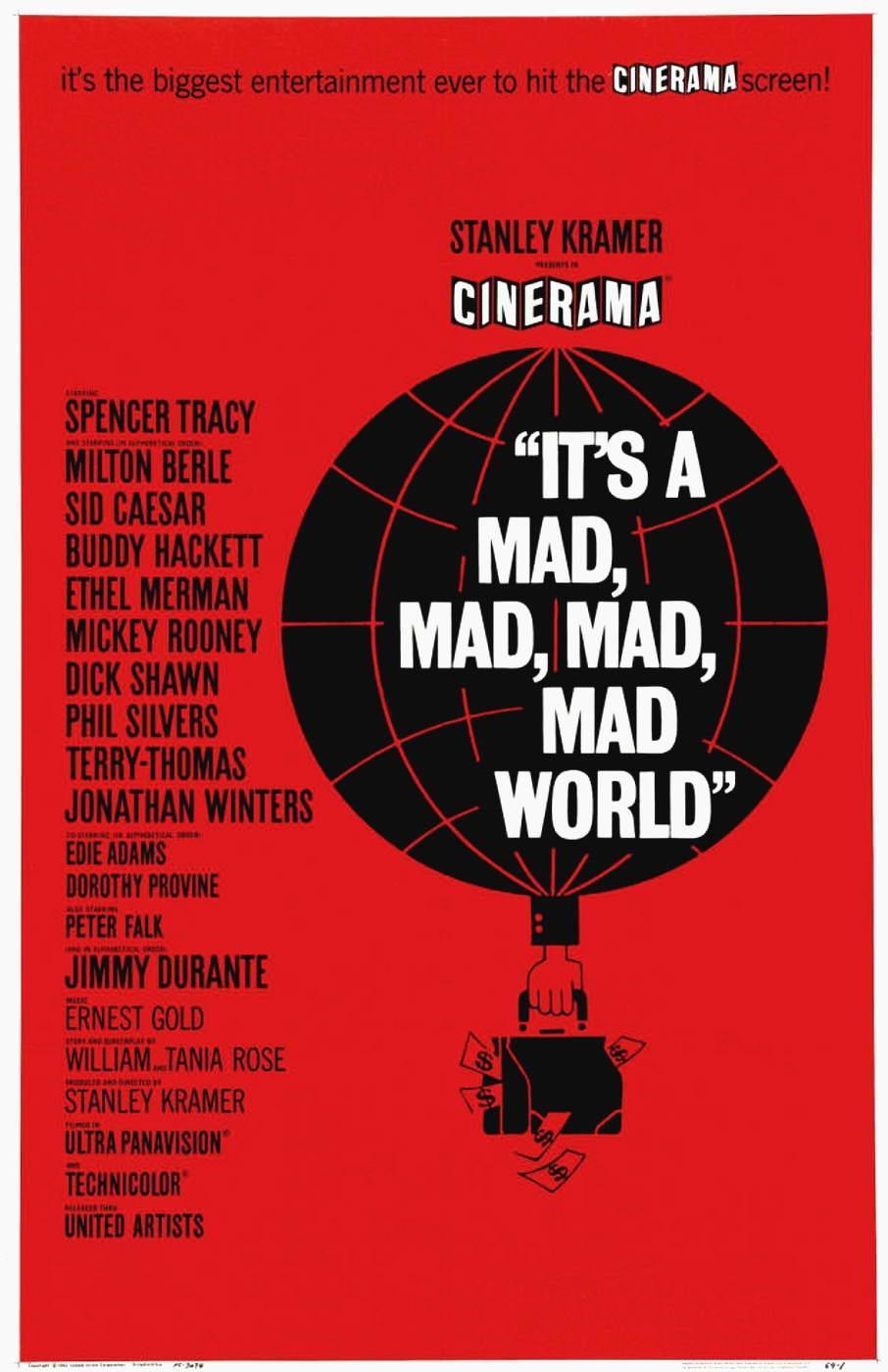 Постер фильма Этот безумный, безумный, безумный, безумный мир | It's a Mad Mad Mad Mad World