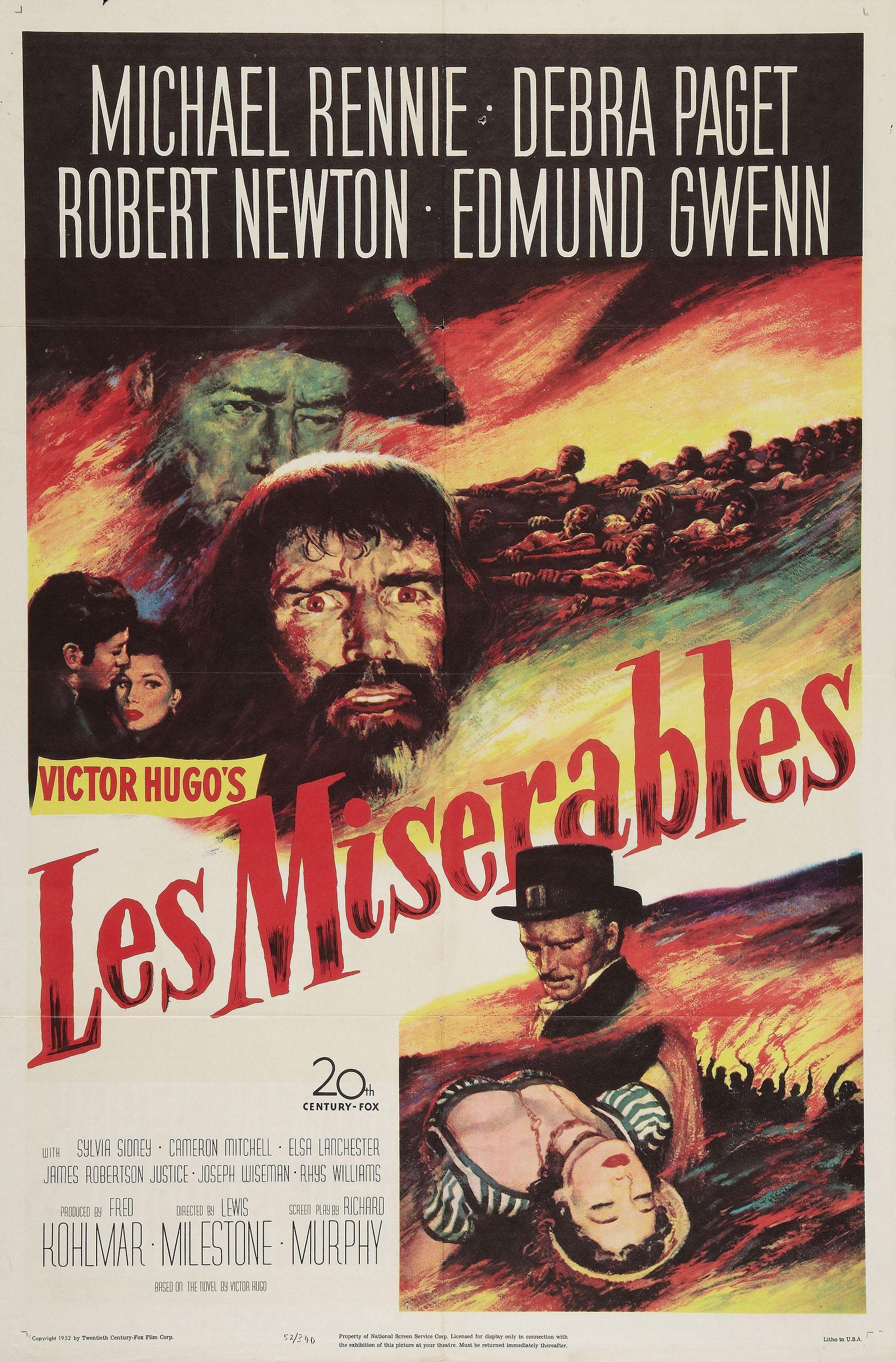 Постер фильма Отверженные | Les Miserables
