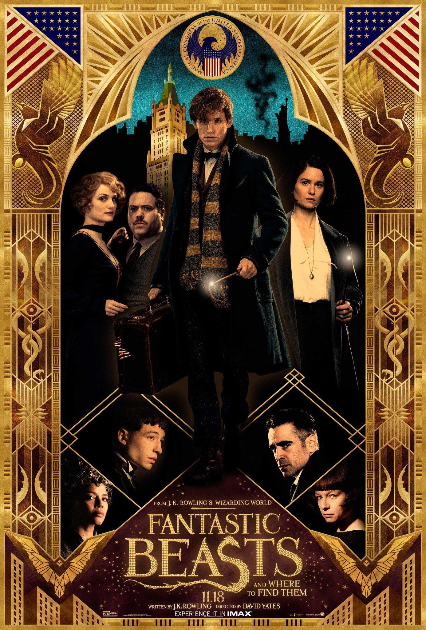 Постер фильма Фантастические твари и где они обитают | Fantastic Beasts and Where to Find Them