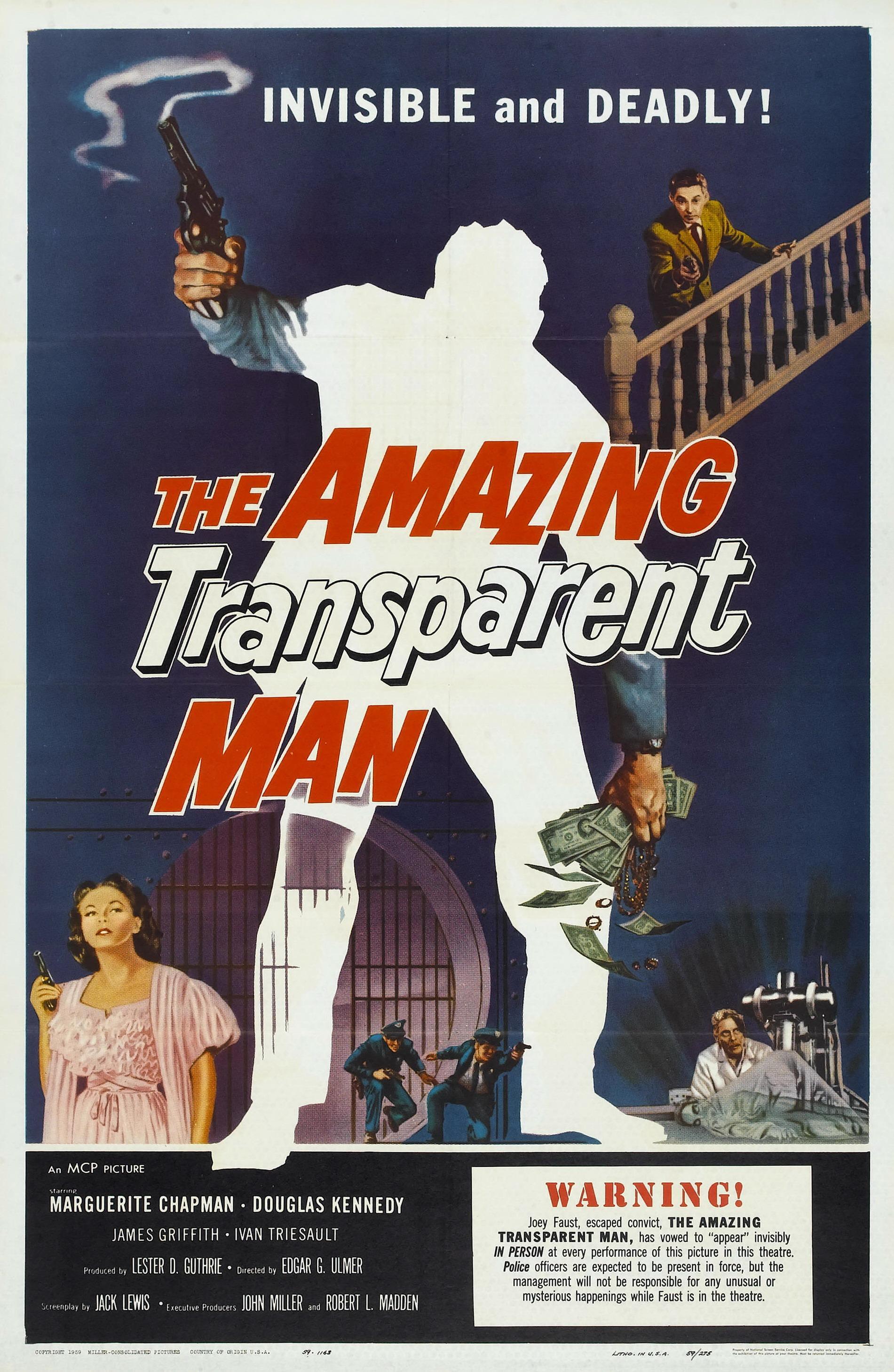 Постер фильма Amazing Transparent Man