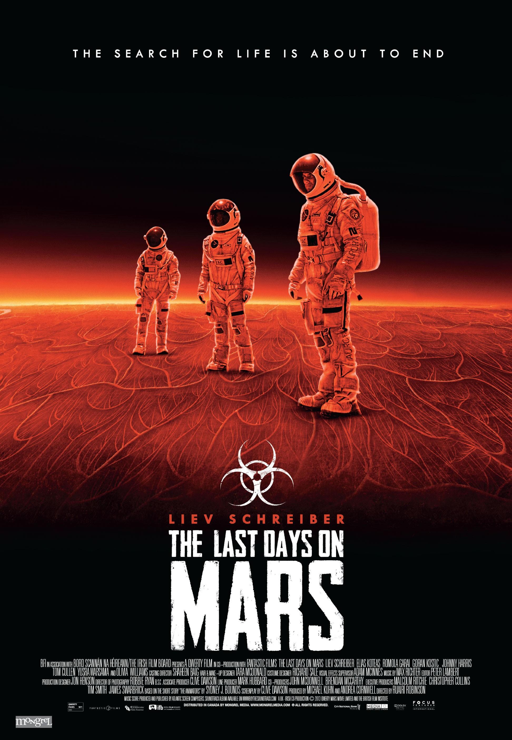 Постер фильма Последние дни на Марсе | Last Days on Mars