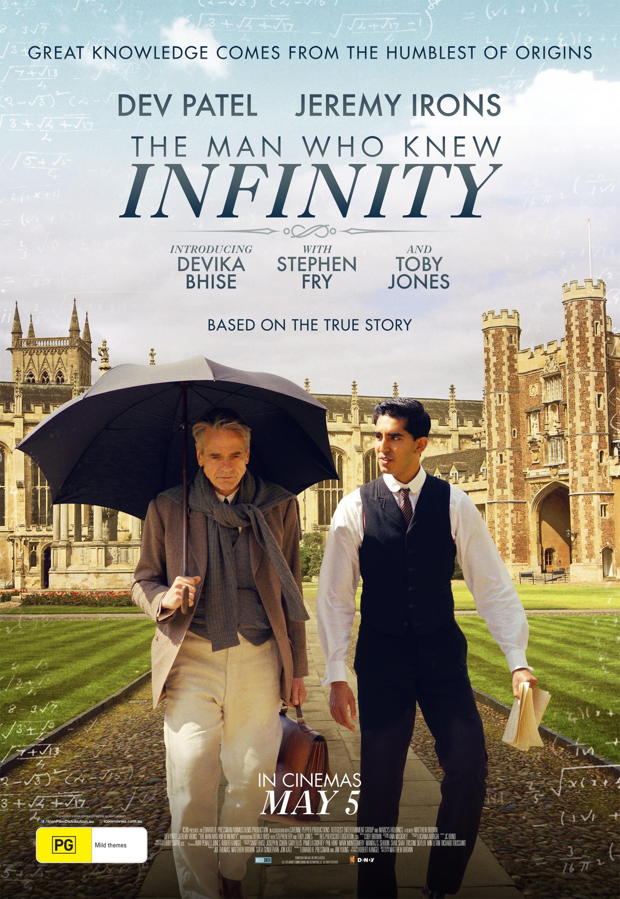 Постер фильма Человек, который познал бесконечность | Man Who Knew Infinity